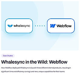 Whalesync in the Wild: Webflow