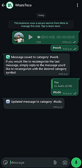 Recategorize In-Conversation