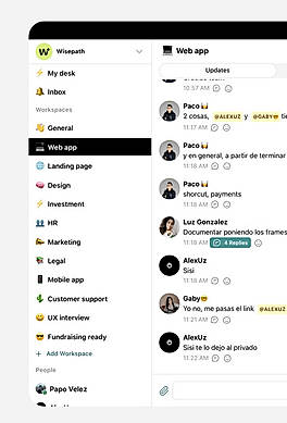 Simple work-communication tool