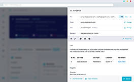 Instantly Email Candidates