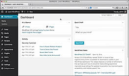 WordPress Dashbaord