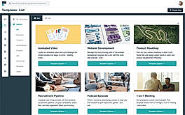 Templates page