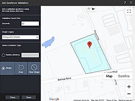 Delivery Geo Fencing