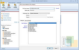 Add SQL Server Database to the Workspace