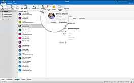 Zimbra Collaboration EWS Contacs