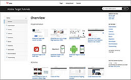 Adobe target tutorials