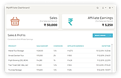 Affiliate - Marketing - Software - Sales - Dashboard