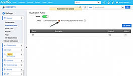 Duplication Rules