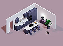 3D house plans