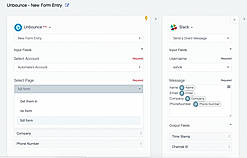 Automate.io screenshot: Users can then select the input fields for the trigger app