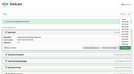 BackHub screenshot