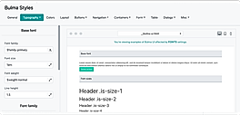Bulma Builder screenshot