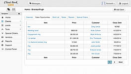 Client Book CRM screenshot