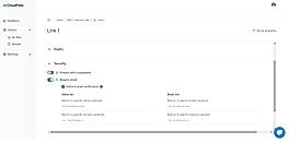 Security Settings screenshot