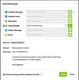 Send Message Dialog