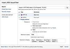 JIRA Issue Filter