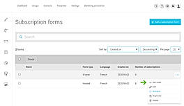 Subscription Form