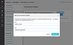 Environment variables