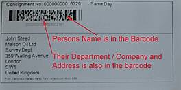 DeliveryPoD Tracking Label