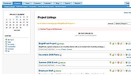 DeskAway screenshot: Deskaway Project listings
