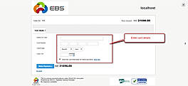 EBS Payment Gateway Screenshots
