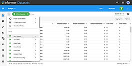 Datasets screenshot