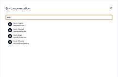 Start conversation