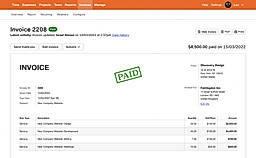 Invoicing and Payments
