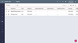 Project Table Header