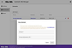 Domain screenshot