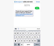 Custom message