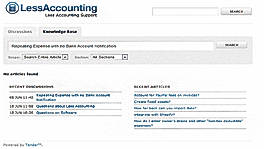 lessaccounting screenshot