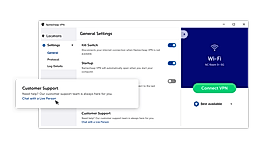 Customer Support screenshot
