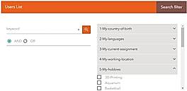 User Filter