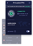 PrivadoVPN screenshot