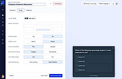Web-App Survey Widgets screenshot