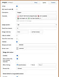 Easy to use settings page