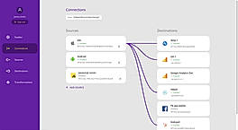 RudderStack : Connections screenshot