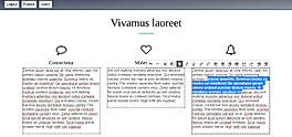 Inline edit mode