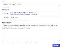 Data Setup