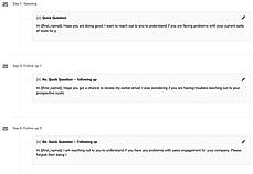 Email Sequencing