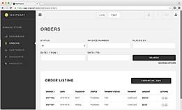 Snipcart Dashboard screenshot