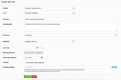 Setting the task