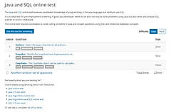 TestDome : Test screenshot