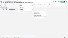 Google Sheet Add-Ons