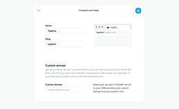 Custom domains