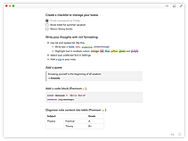 Checklist creation