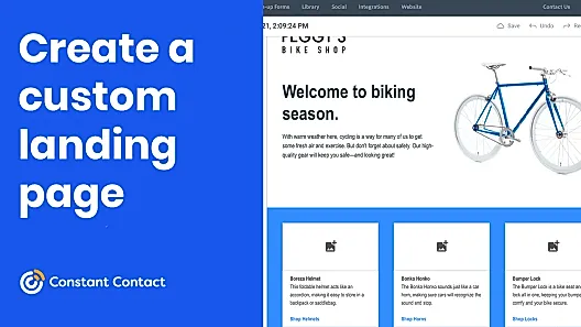 Create Custom Landing Page