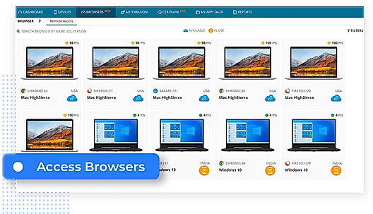 Access Browsers screenshot