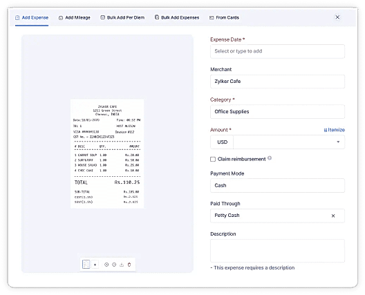 Expense Management screenshot